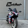Motiker Bajaj BMW Mavi Kırmızı Sticker Etiket Modeli