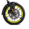 N250Neon Sarı Bajaj N250 Geniş Jant Sticker Etiket Modeli