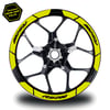 PULSAR RS 200Neon Sarı Bajaj Pulsar RS200 Geniş Jant Sticker Etiket Modeli
