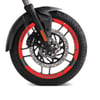 N250Neon Turuncu Bajaj N250 Geniş Jant Sticker Etiket Modeli