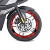 PULSAR RS 200Neon Turuncu Bajaj Pulsar RS200 Geniş Jant Sticker Etiket Modeli