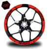 R25Neon Turuncu Yamaha YZF R25 Geniş Jant Sticker Etiket Modeli
