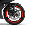 R25Neon Turuncu Yamaha YZF R25 Geniş Jant Sticker Etiket Modeli