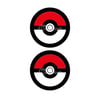 Pokemon PokeBall İkili Damla Logo Sticker 