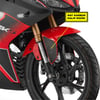 VOGEQJMOTOR RKS SRK125R ÖN ÇAMURLUK VE ÖN KAFA TAKIM MAT KARBON STİCKER KAPLAMA ETİKET MODELİ