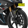 VOGEQJMOTOR RKS SRK125R ÖN ÇAMURLUK VE ÖN KAFA TAKIM MAT KARBON STİCKER KAPLAMA ETİKET MODELİ