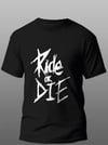T-ShirtRide Or Die Motorcu T-Shirt Modeli Siyah