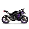 RKS R250 Joker Mor Parçalı Kaplama Sticker Etiket Modeli