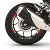 RKSRKS R250 Motosiklet Jant İç ve Dış Set Sticker Etiket Modeli Neon Turuncu