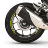 RKSRKS R250 Motosiklet Jant İç ve Dış Set Sticker Etiket Modeli Neon Sarı