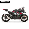RKSRKS R250 Motosiklet Jant İç ve Dış Set Sticker Etiket Modeli Turuncu