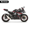 RKSRKS R250 Motosiklet Jant İç ve Dış Set Sticker Etiket Modeli Kırmızı