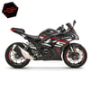 RKSRKS R250 Motosiklet Jant İç ve Dış Set Sticker Etiket Modeli Neon Turuncu
