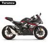 RKSRKS R250 Motosiklet Jant İçi Sticker Etiket Modeli Turuncu