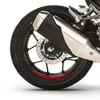 RKSRKS R250 Motosiklet Jant İçi Sticker Etiket Modeli Kırmızı