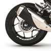 RKSRKS R250 Motosiklet Jant İçi Sticker Etiket Modeli Beyaz