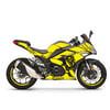 RKS R250 Sarı Dragon  Parçalı Kaplama Sticker Etiket Modeli