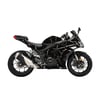 RKSRKS R250 Şimşek Desen Kaplama Motosiklet Sticker Etiket Modeli - Beyaz