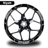 R25Siyah Yamaha YZF R25 Geniş Jant Sticker Etiket Modeli