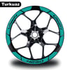 N250Turkuaz Bajaj N250 Geniş Jant Sticker Etiket Modeli