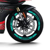 450SRTurkuaz CF MOTO 450 SR Geniş Jant Sticker Etiket Modeli