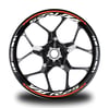 Turuncu Yamaha YZF R25 Takım Jant Sticker Etiket 
