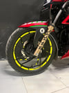 TVS Apache Jant Sticker Etiket Modeli Neon Sarı