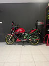 TVS Apache Jant Sticker Etiket Modeli Neon Sarı