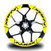 NMAX-155YAMAHA Nmax İç & Dış Jant Sticker Etiket Modeli Açık Sarı