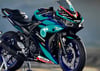 Yamaha R25 Petronas Sticker Etiket Modeli