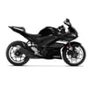 YAMAHA YZF-R25 2019-2024 Honeycomb Tasarım Motosiklet Sticker Etiket Modeli Beyaz
