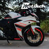 Yamaha YZF R25 Orjinal Neon Turuncu Sticker Etiket Modeli 2017