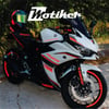 Yamaha YZF R25 Orjinal Neon Turuncu Sticker Etiket Modeli 2017