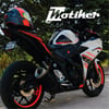 Yamaha YZF R25 Orjinal Neon Turuncu Sticker Etiket Modeli 2017