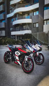 Yamaha YZF-R25 R Desing Neon Kırmızı Sticker Etiket Full Takım Modeli