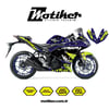 Yamaha YZF R25 Rossi Köpek Balığı Shark Sticker Etiket Kaplama Modeli Lacivert