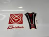Yamaha YZF R25 Tank Pad ve Depo Kapak Pad Damla Sticker Modeli