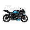YZF R7Yamaha YZF-R7 K'night Model Parçalı Motosiklet Kaplama Sticker Etiket Modeli Açık Mavi Gri Beyaz