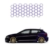 Yan Kapı Dekor Desenli Şerit Sticker Etiket Modeli