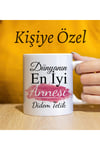 Anneler Gününe Kişiye Özel Kupa & Fular & Melek Kolye Hediye Seti