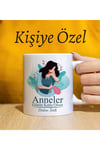 Anneler Gününe Özel Kişiye Özel Kupa & Fular & Özel Tasarım Defter Hediye Seti