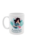 Anneler Gününe Özel Tasarım Kupa & Gümüş Taşlı Melek Kolye