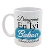 Babalar Gününe Özel Defter & Metal Kalem & Siyah Kravat & Özel Tasarım Kupa & Cüzdan Hediye Seti