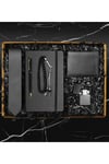 Erkeklere Özel Exclusive Kravat & Cüzdan & Çakmak & Defter & Kalem & Tesbih Hediye Seti