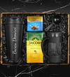 Kişiye Özel 500 ML Çelik Termos & French Press & 250 Gram Jacobs Selection Filtre Kahve & Godiva Çikolata Hediye Seti
