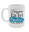 Öğretmenler Gününe Özel Dünyanın En Iyi Öğretmeni Kupası & Kar Tanesi Kolye