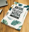 Özel Tasarım Kupa & Özel Tasarım Defter & French Press & Özel Tasarım Mum Hediye Seti