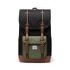 Herschel Sırt Çantası Little America Black/Four Leaf Clvr/Sddle Brn_11390-06427-OS