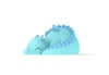 Dhink Silikon Gece Lambası Dragon Blaze Mavi_DHINK439-01