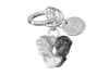 Metalmorphose Burç Koleksiyonu İkizler Burcu Anahtarlık / Çanta Aksesuarı_MTM352-01